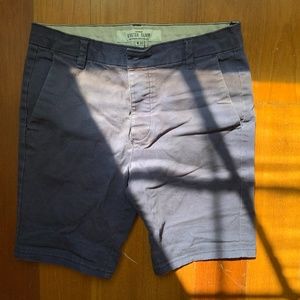 Men's Navy Stretch Skinny Fit Khaki Short